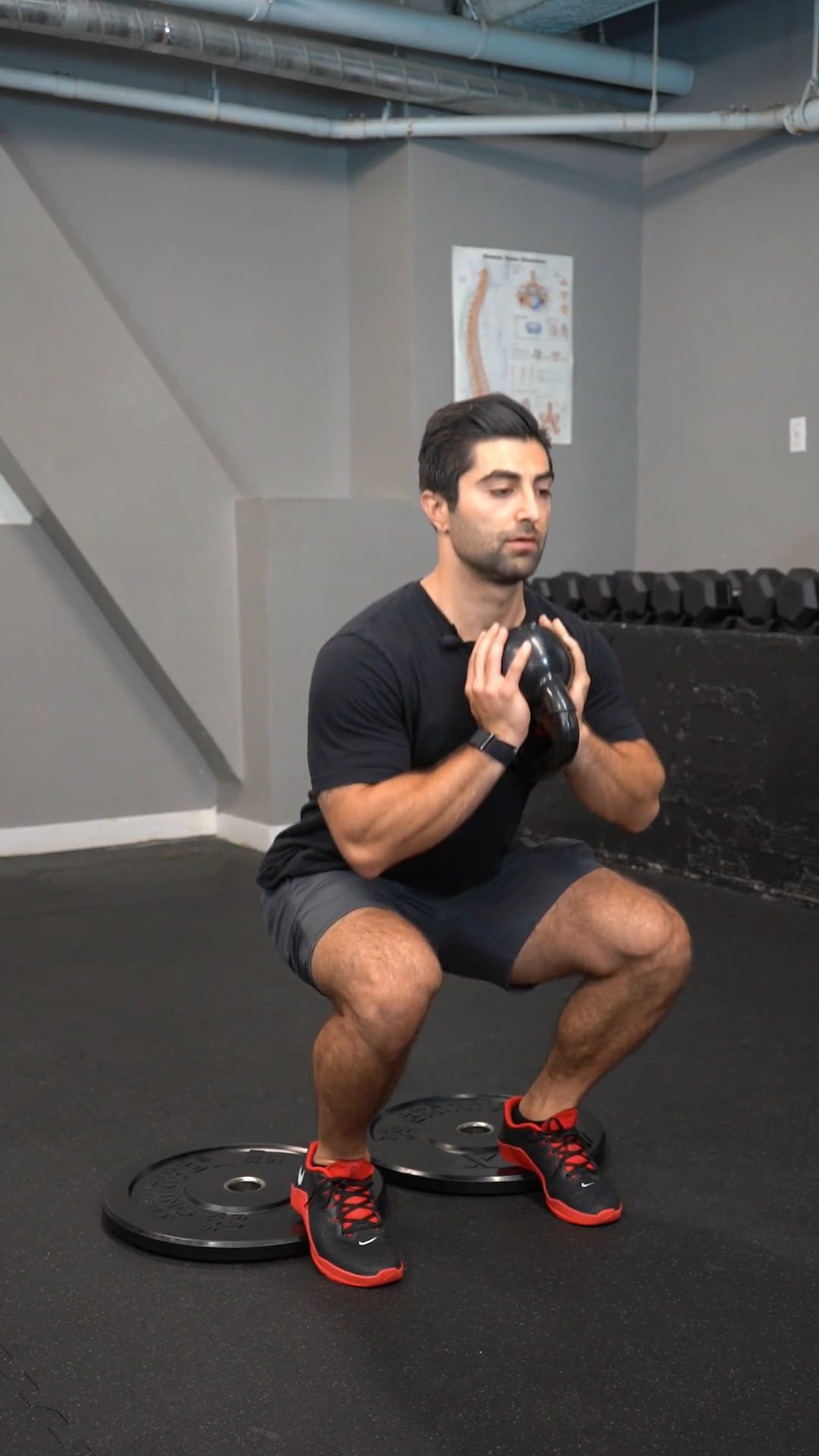 Goblet Squat - Heels Elevated